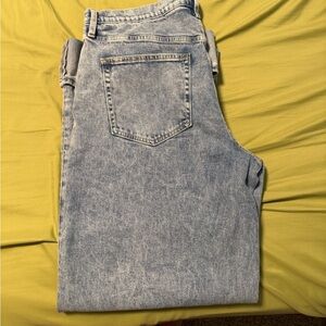 Gap high rise, wide leg jeans